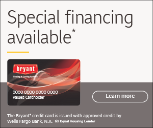 Bryant credit card special financing — click to apply online