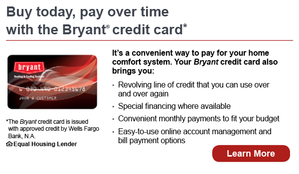 Bryant at-home financing — learn more