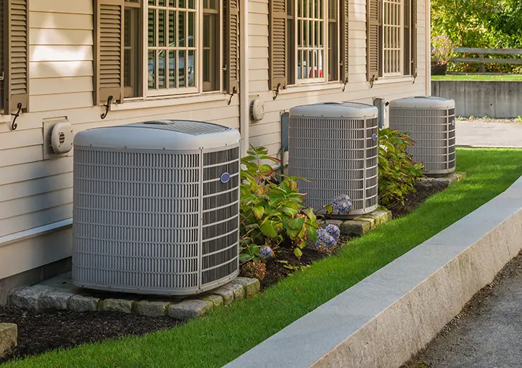 AC units outside a home