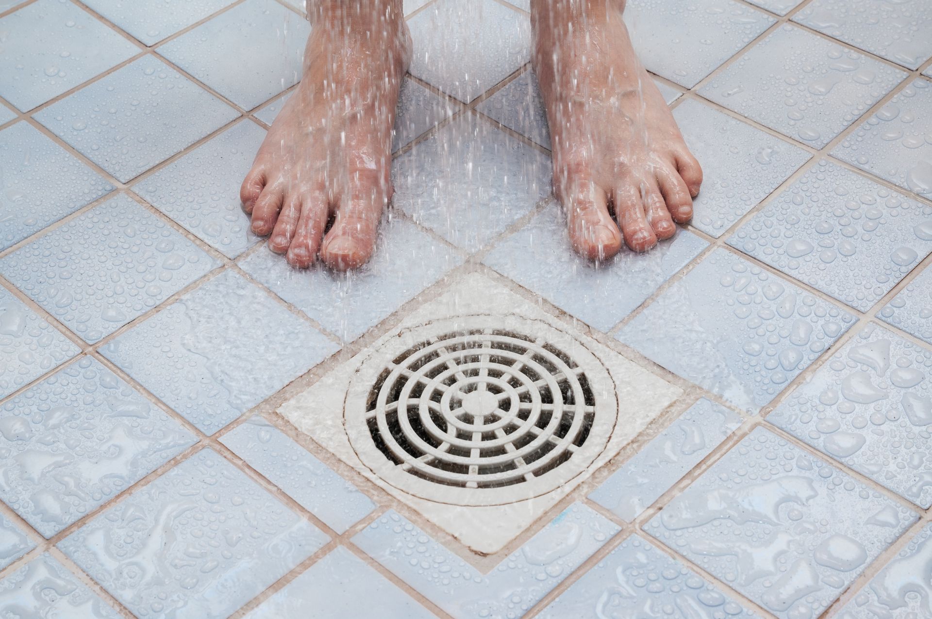 Unclogging a shower drain